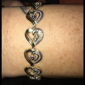 Gold filled Love mom bracelet